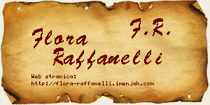 Flora Raffanelli vizit kartica